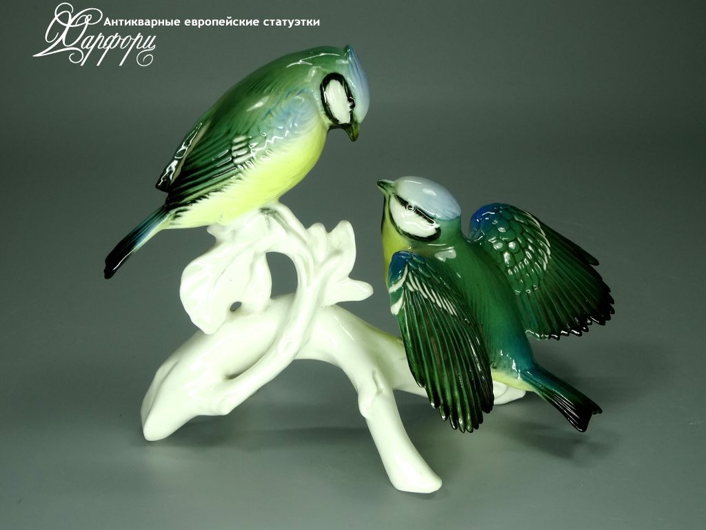 Купить фарфоровые статуэтки KARL ENS, Синицы, Германия